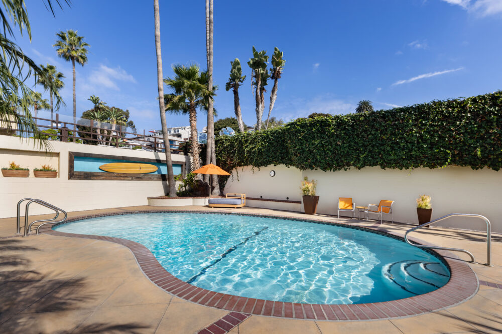 view of hotel pool